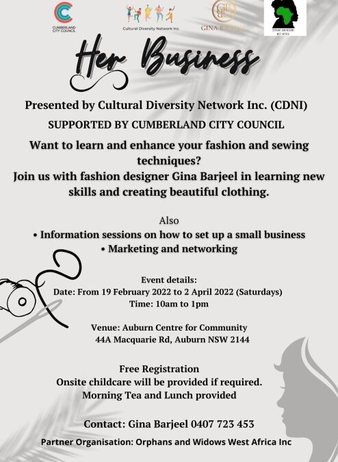 Independent Woman: Her Business- Workshop with Gina Barjeel